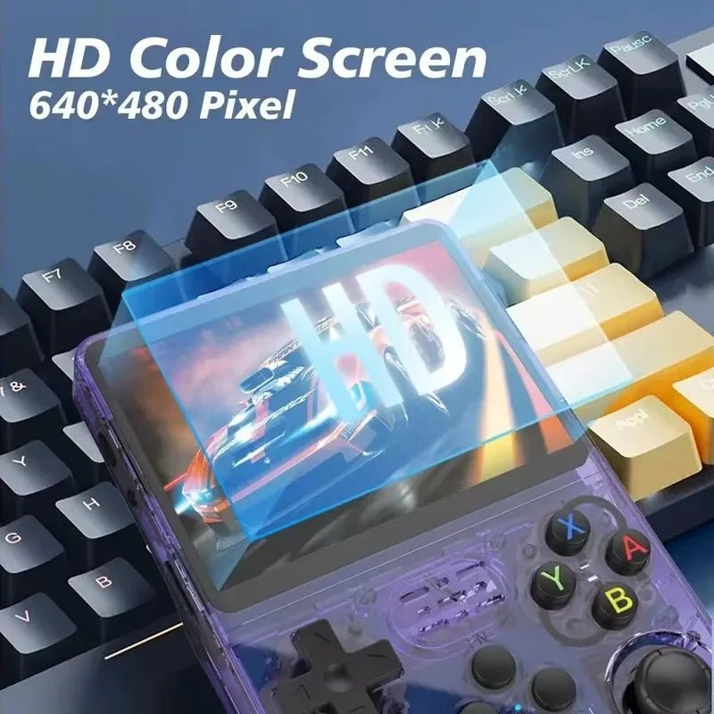 Open Source R36S Retro Handheld Video Game Console Linux System 3.5 Inch IPS Screen Portable Pocket Video Player R35S 64 Games - PrimeNest