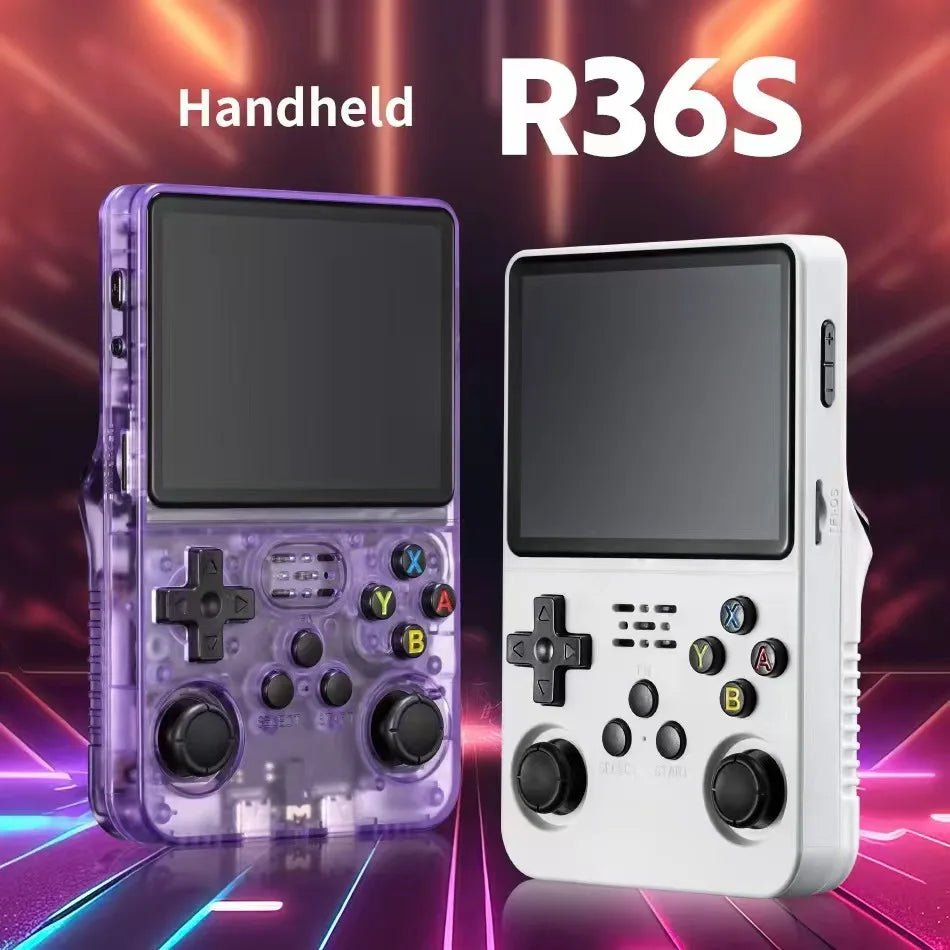 Open Source R36S Retro Handheld Video Game Console Linux System 3.5 Inch IPS Screen Portable Pocket Video Player R35S 64 Games - PrimeNest