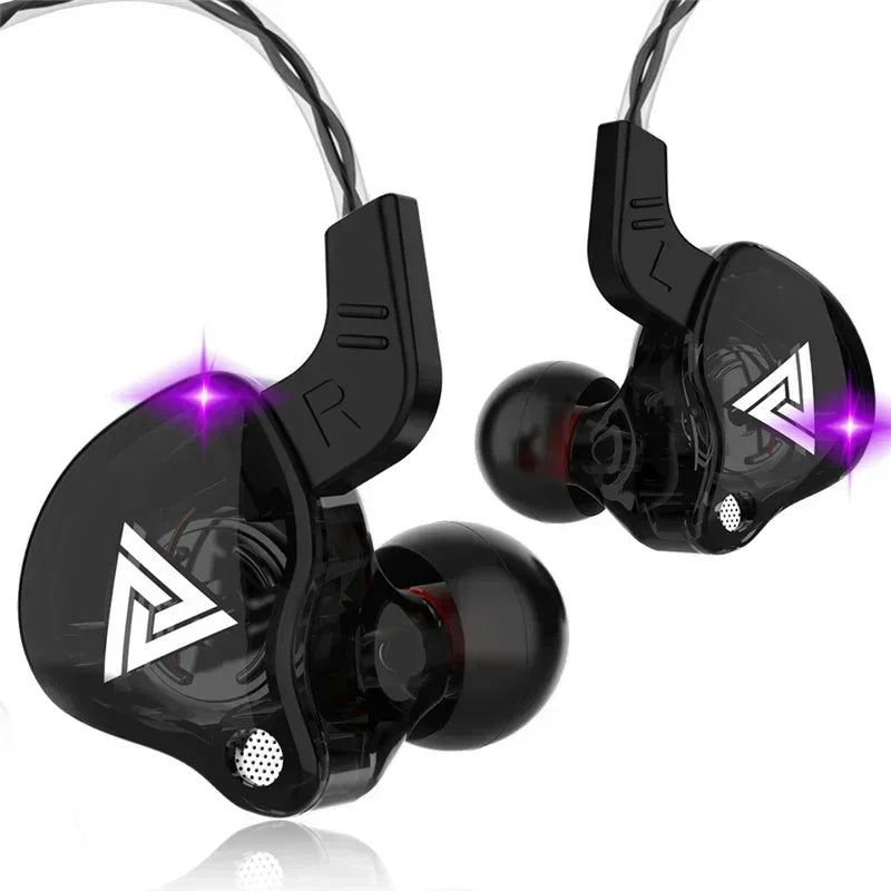 Original QKZ AK6 In Ear Earphone 6 Dynamic Driver Unit Headphone With Mic Stereo Sports HIFI Subwoofer Headset Monitor Earbuds - PrimeNest