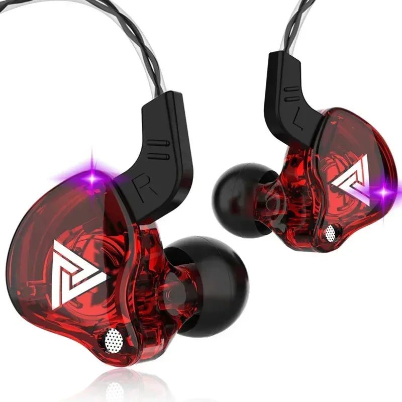 Original QKZ AK6 In Ear Earphone 6 Dynamic Driver Unit Headphone With Mic Stereo Sports HIFI Subwoofer Headset Monitor Earbuds - PrimeNest