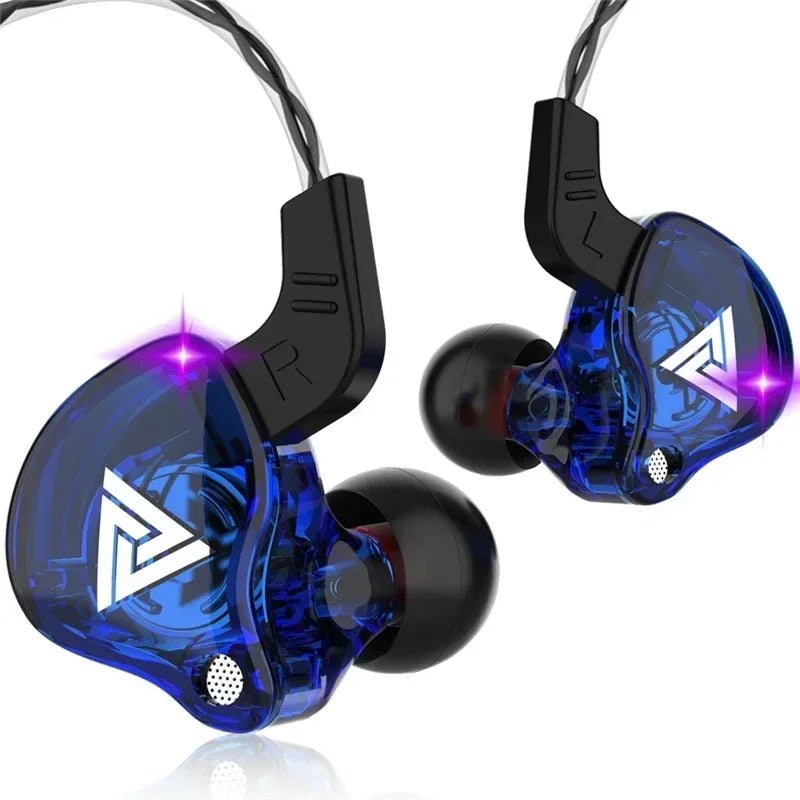 Original QKZ AK6 In Ear Earphone 6 Dynamic Driver Unit Headphone With Mic Stereo Sports HIFI Subwoofer Headset Monitor Earbuds - PrimeNest