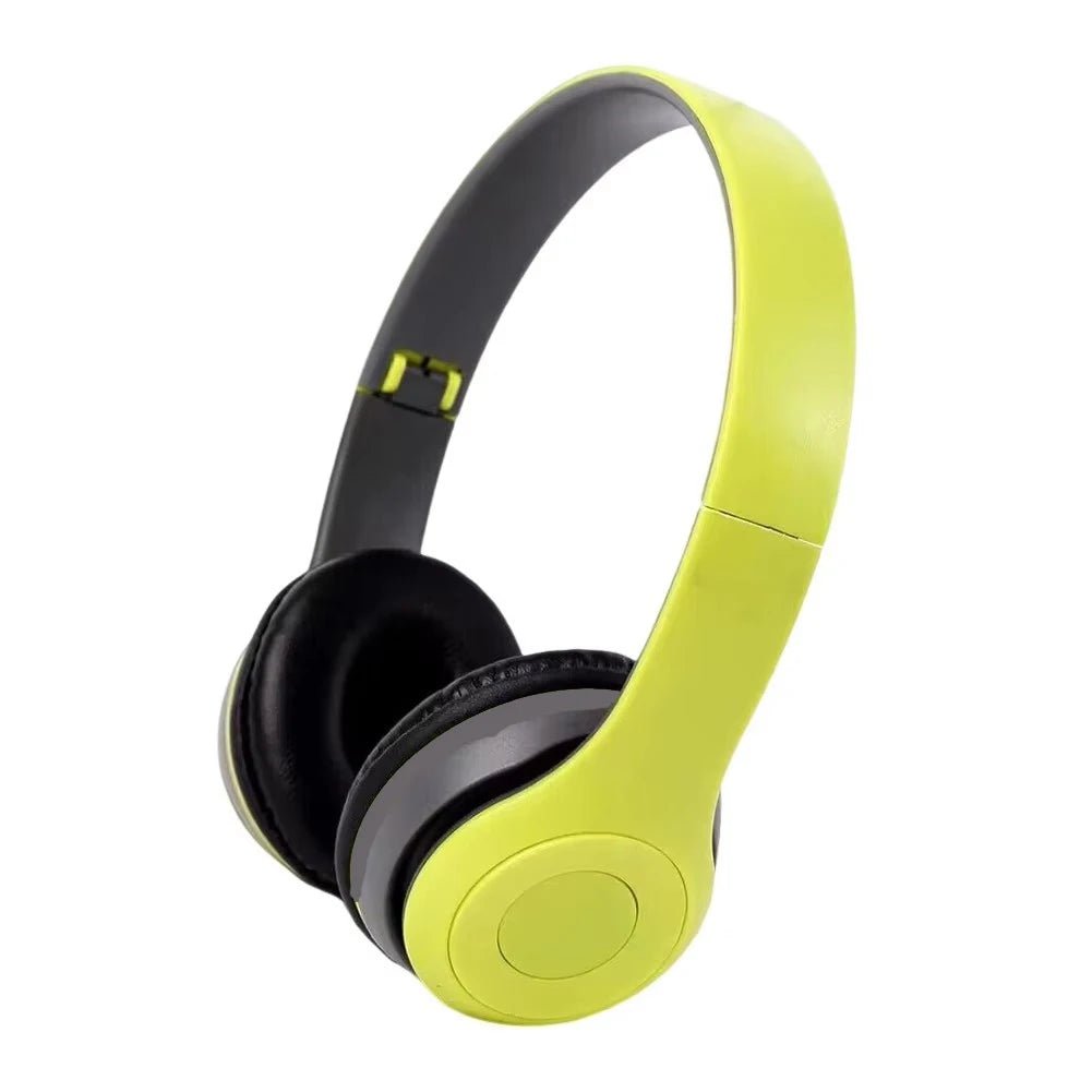 P47 Wireless Headphones Bluetooth 5.0 Earphones Foldable HIFI Stereo Bass for Music Gaming Kid Girl Earphone for Smartphone - PrimeNest