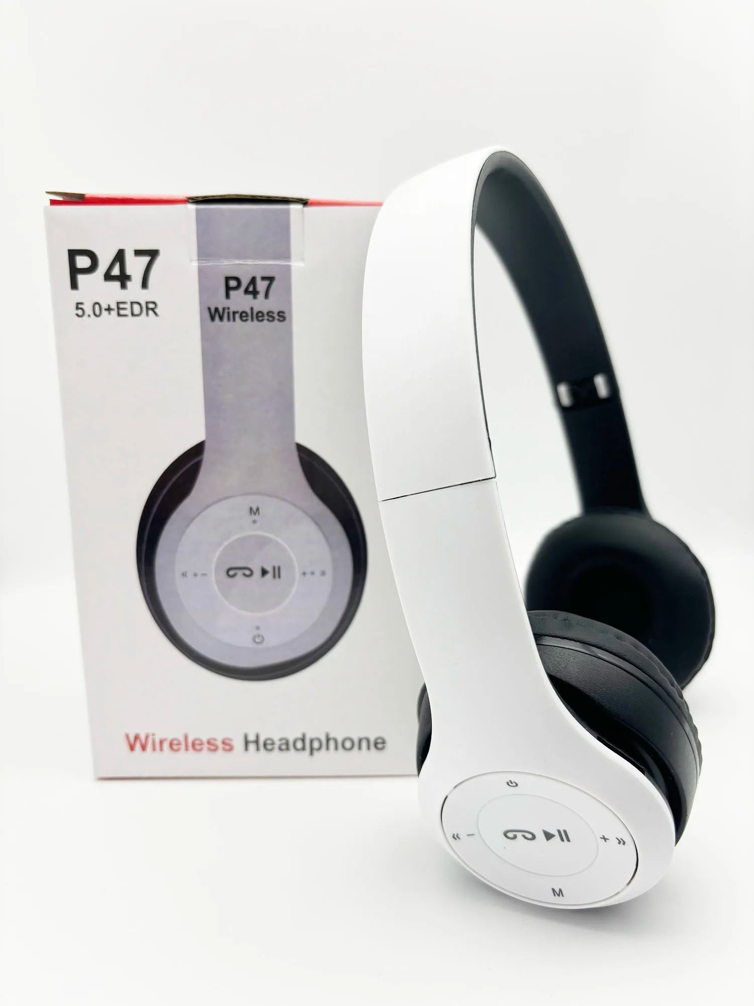 P47 Wireless Headphones Bluetooth 5.0 Earphones Foldable HIFI Stereo Bass for Music Gaming Kid Girl Earphone for Smartphone - PrimeNest