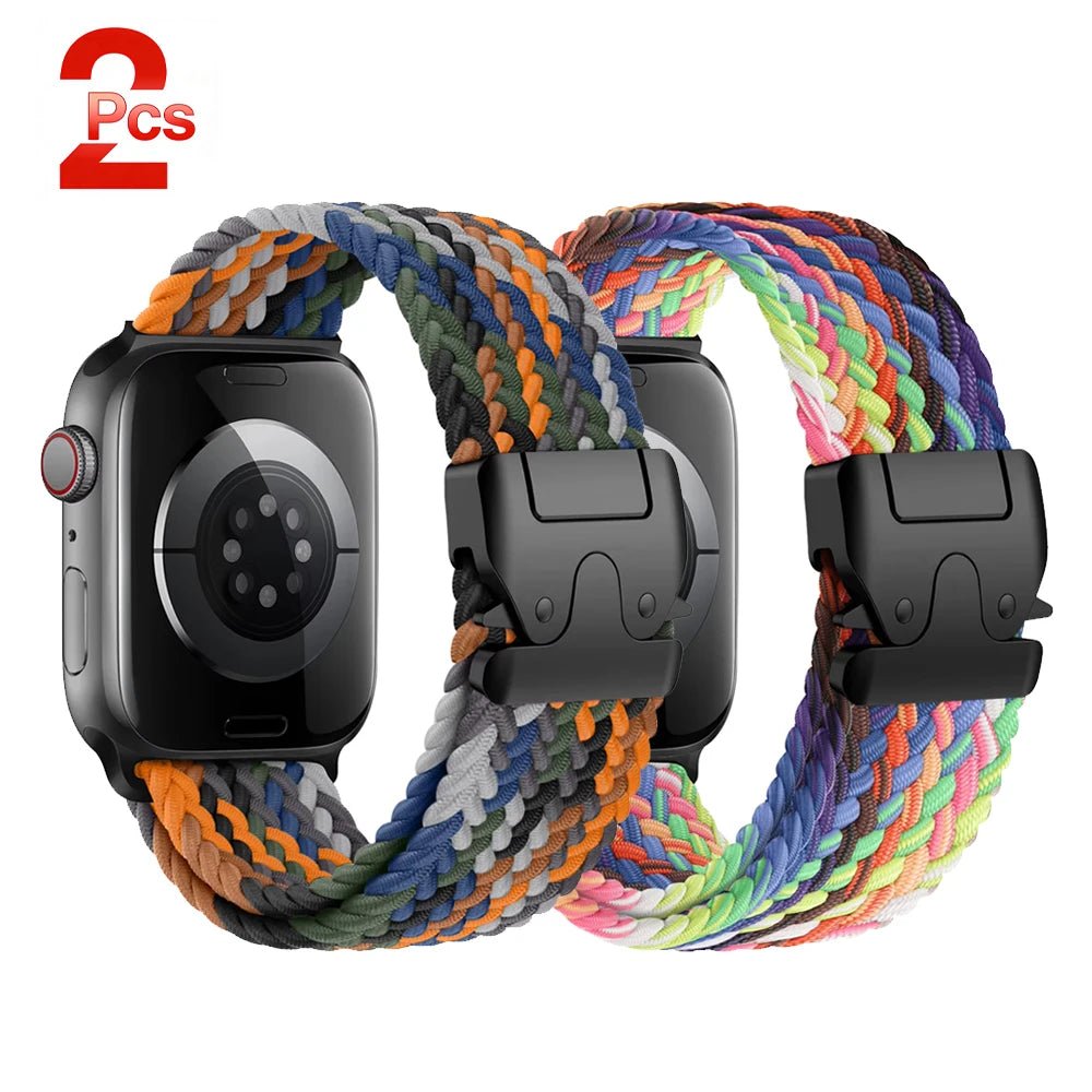 Parachute Straps for Apple watch 11 10 Band 46mm 42mm 45mm Ultra 3 49mm 44mm 41 Braided bracelet correa iWatch Series 9 8 SE 6 7 - PrimeNest