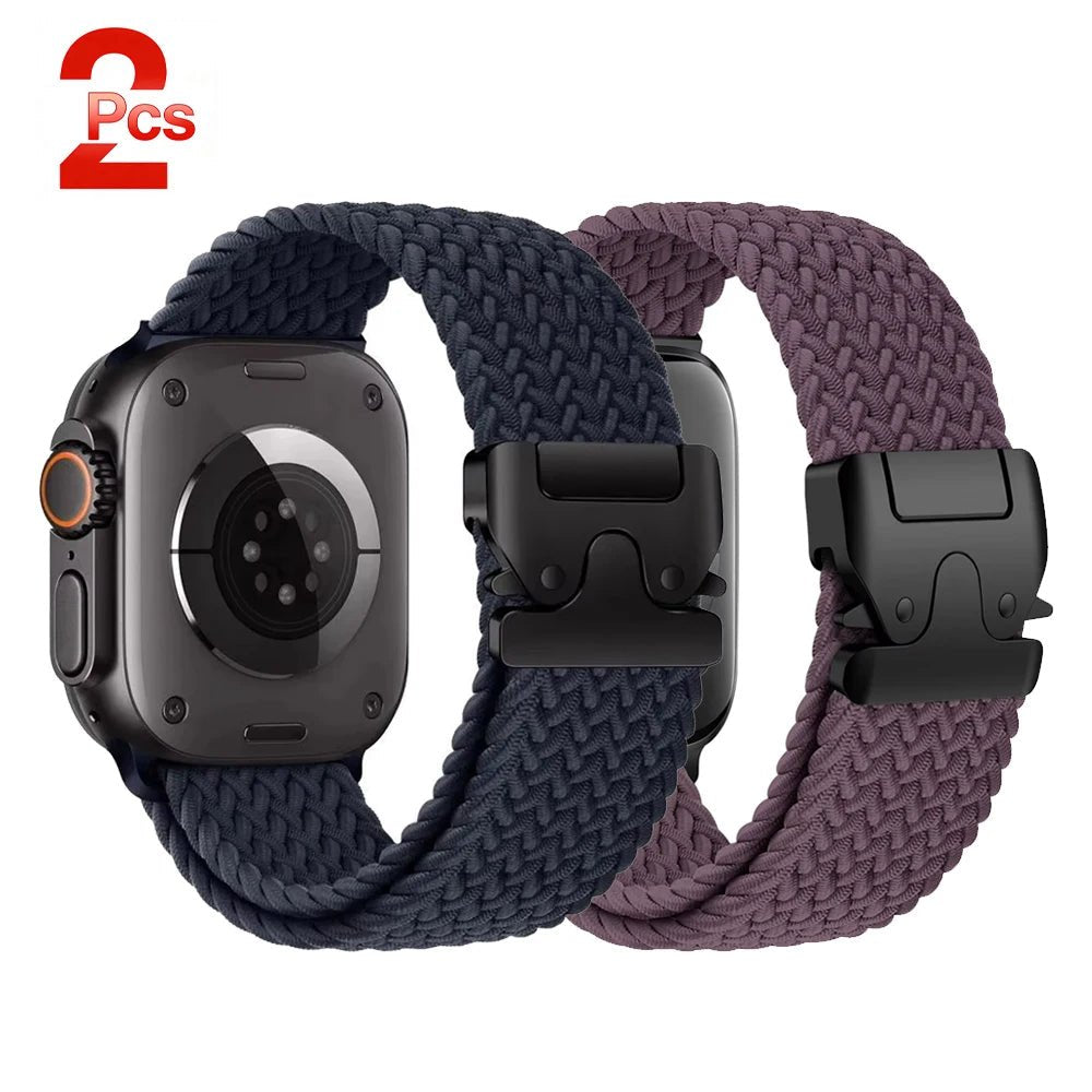 Parachute Straps for Apple watch 11 10 Band 46mm 42mm 45mm Ultra 3 49mm 44mm 41 Braided bracelet correa iWatch Series 9 8 SE 6 7 - PrimeNest