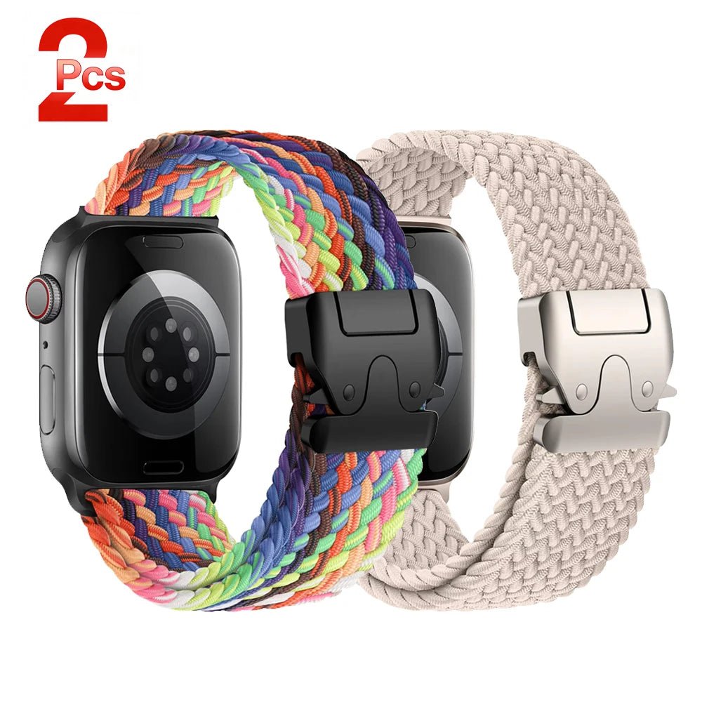 Parachute Straps for Apple watch 11 10 Band 46mm 42mm 45mm Ultra 3 49mm 44mm 41 Braided bracelet correa iWatch Series 9 8 SE 6 7 - PrimeNest