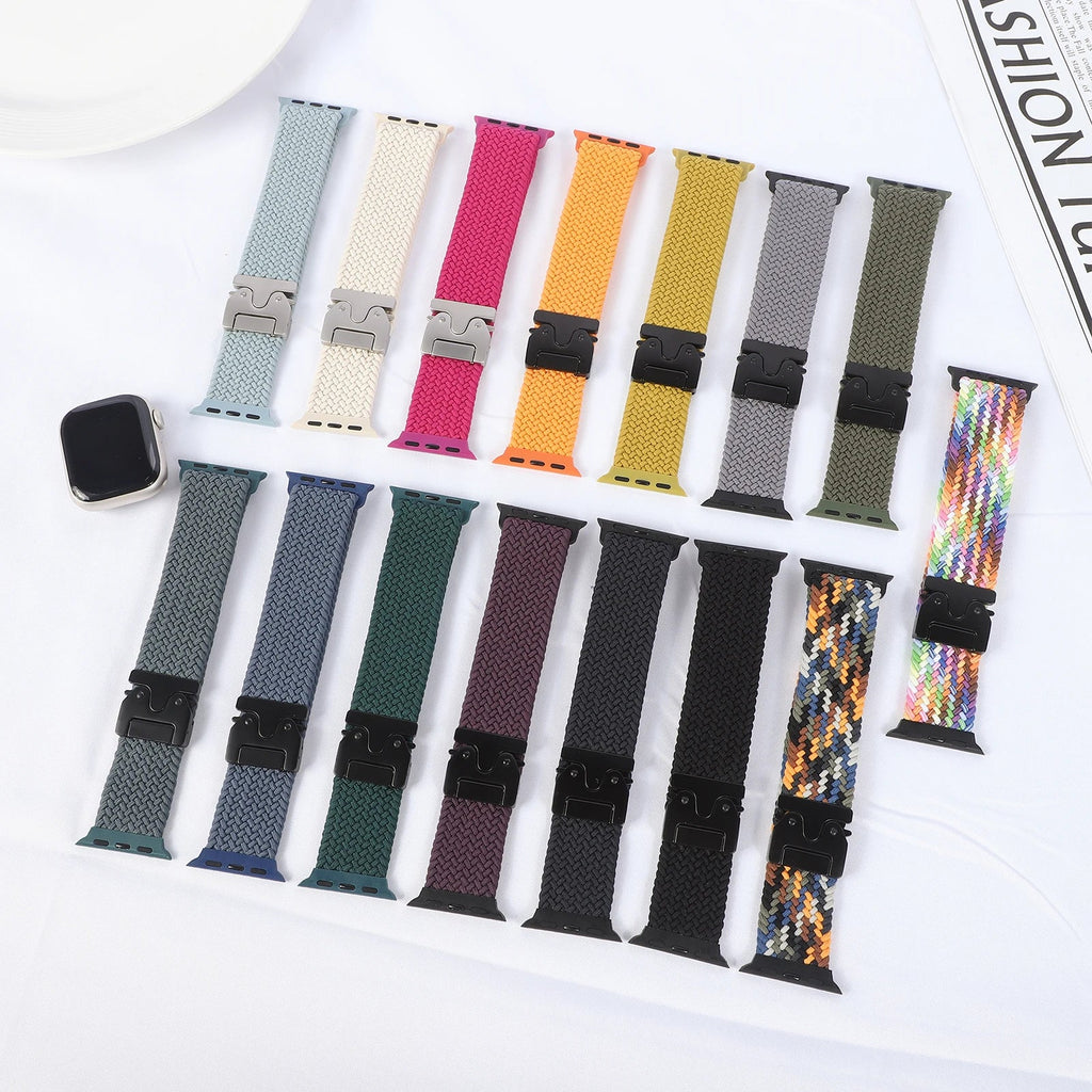 Parachute Straps for Apple watch 11 10 Band 46mm 42mm 45mm Ultra 3 49mm 44mm 41 Braided bracelet correa iWatch Series 9 8 SE 6 7 - PrimeNest