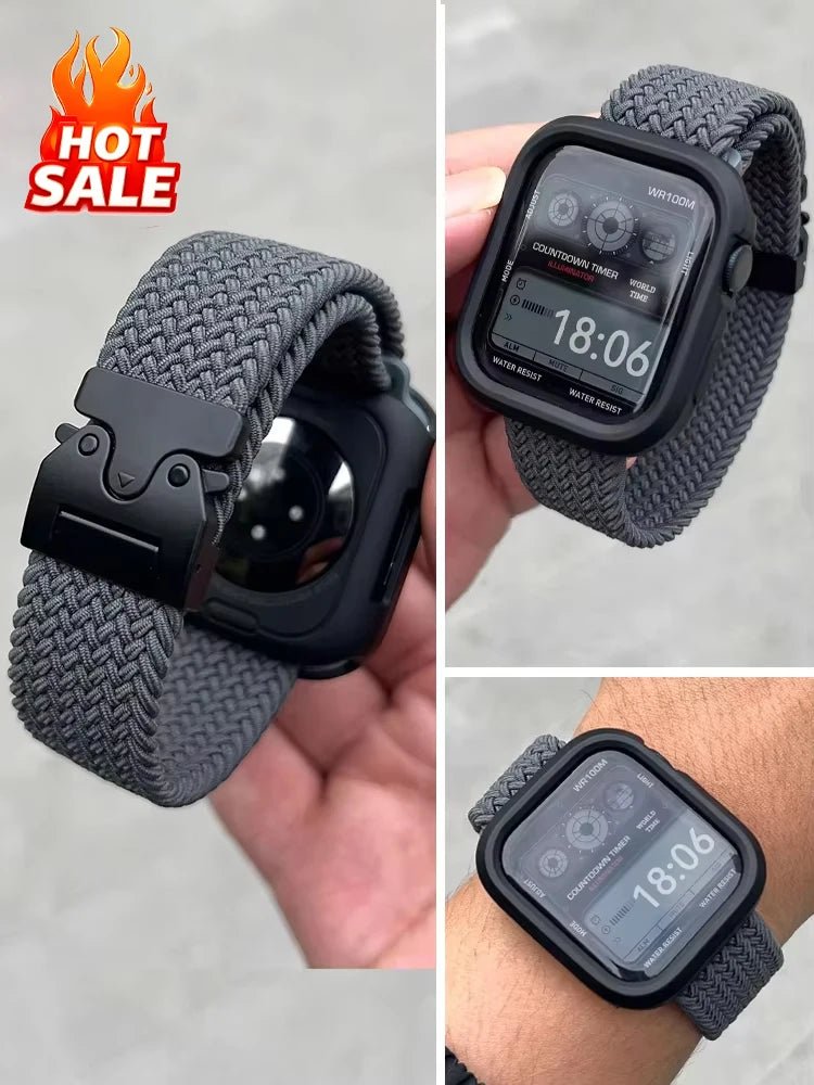 Parachute Straps for Apple watch 11 10 Band 46mm 42mm 45mm Ultra 3 49mm 44mm 41 Braided bracelet correa iWatch Series 9 8 SE 6 7 - PrimeNest