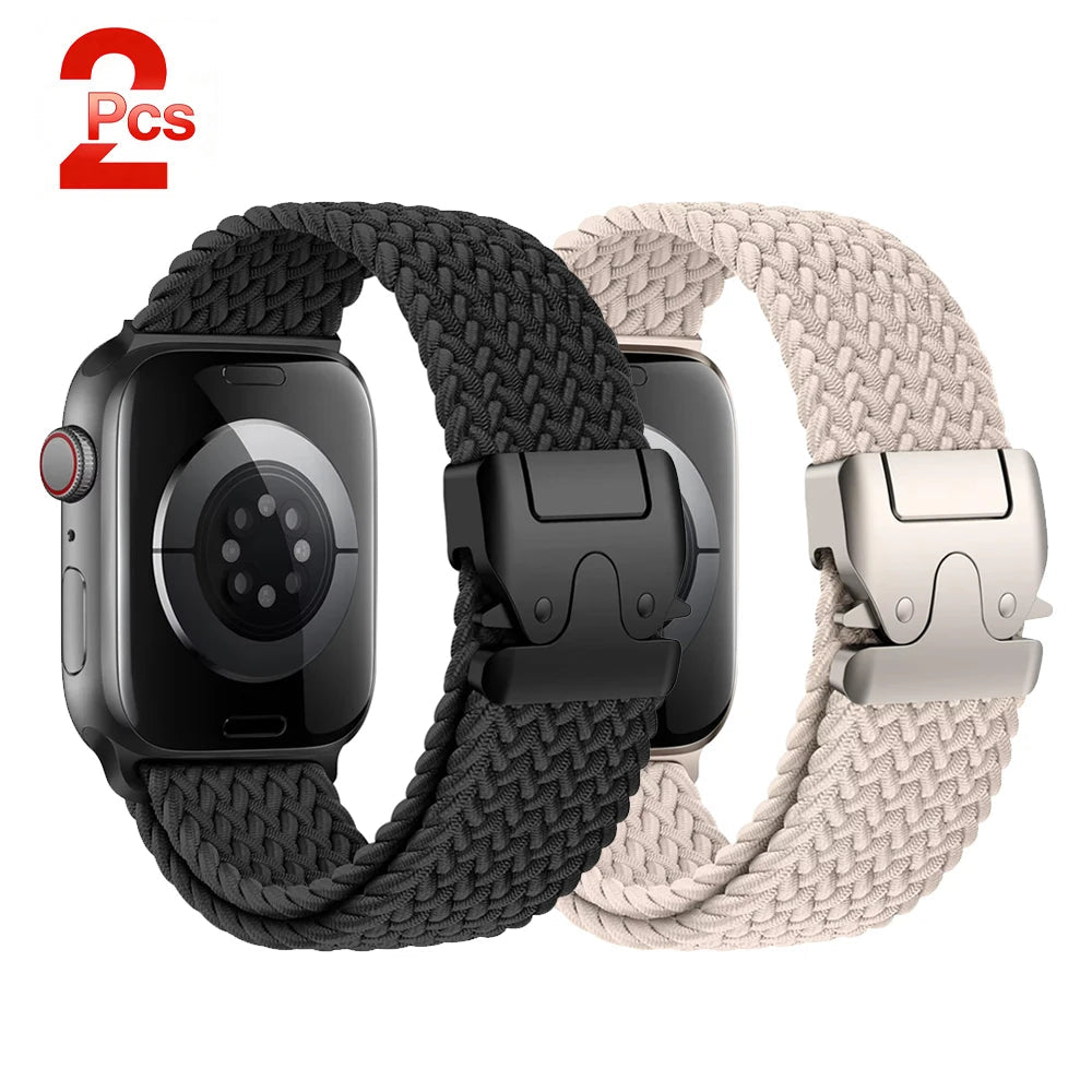 Parachute Straps for Apple watch 11 10 Band 46mm 42mm 45mm Ultra 3 49mm 44mm 41 Braided bracelet correa iWatch Series 9 8 SE 6 7 - PrimeNest