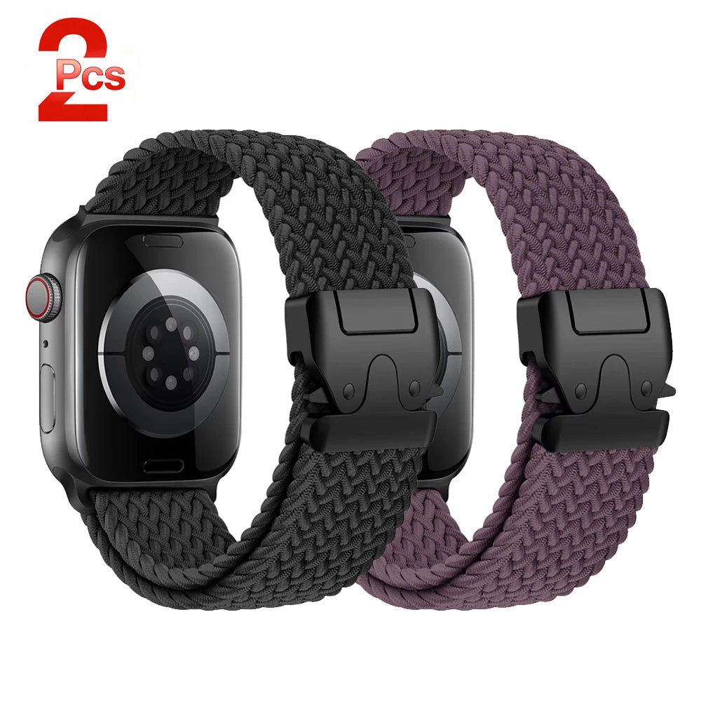 Parachute Straps for Apple watch 11 10 Band 46mm 42mm 45mm Ultra 3 49mm 44mm 41 Braided bracelet correa iWatch Series 9 8 SE 6 7 - PrimeNest