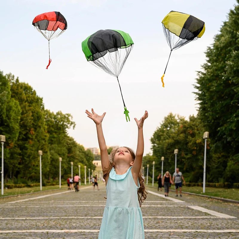 Parachute Toys for Kids Tangle Free Outdoor Flying Parachute Men Outside Toys Easter Basket Stuffers Idea Unique Boy Girl Gift - PrimeNest