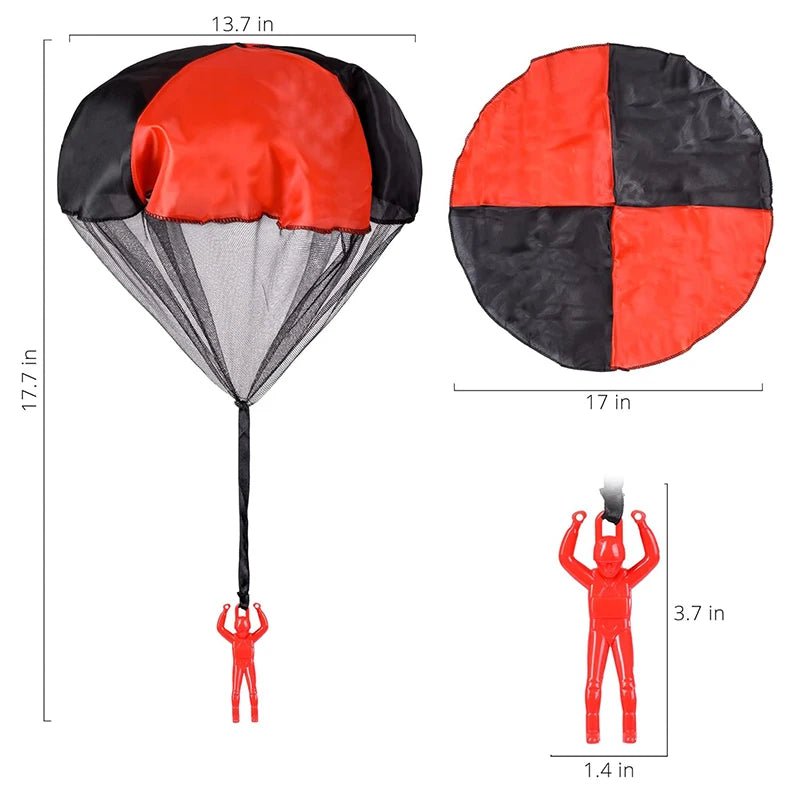 Parachute Toys for Kids Tangle Free Outdoor Flying Parachute Men Outside Toys Easter Basket Stuffers Idea Unique Boy Girl Gift - PrimeNest