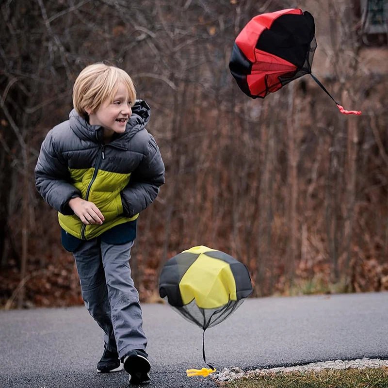 Parachute Toys for Kids Tangle Free Outdoor Flying Parachute Men Outside Toys Easter Basket Stuffers Idea Unique Boy Girl Gift - PrimeNest