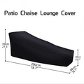 Patio Chaise Lounge Cover, Waterproof Sunlounger Cover, Outdoor Lounge Chair Cover, Anti-UV and Dustproof Lawn Furniture Cover - PrimeNest