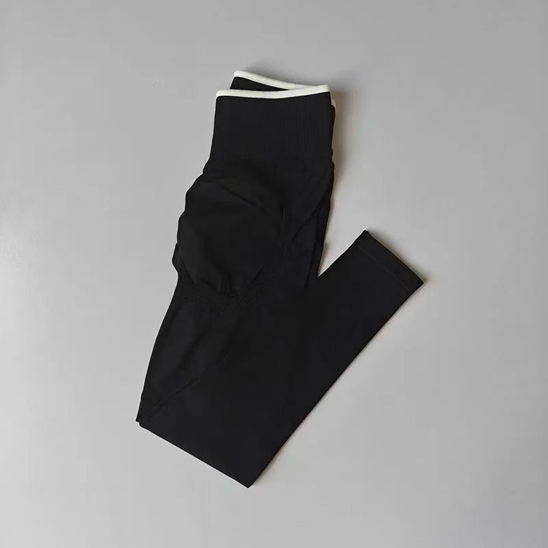 Peach Butt Yoga Pants, High-Waisted Butt-Lifting Fitness Pants for Women, Highly Elastic Quick-Drying Tight Leggings for Workout - PrimeNest