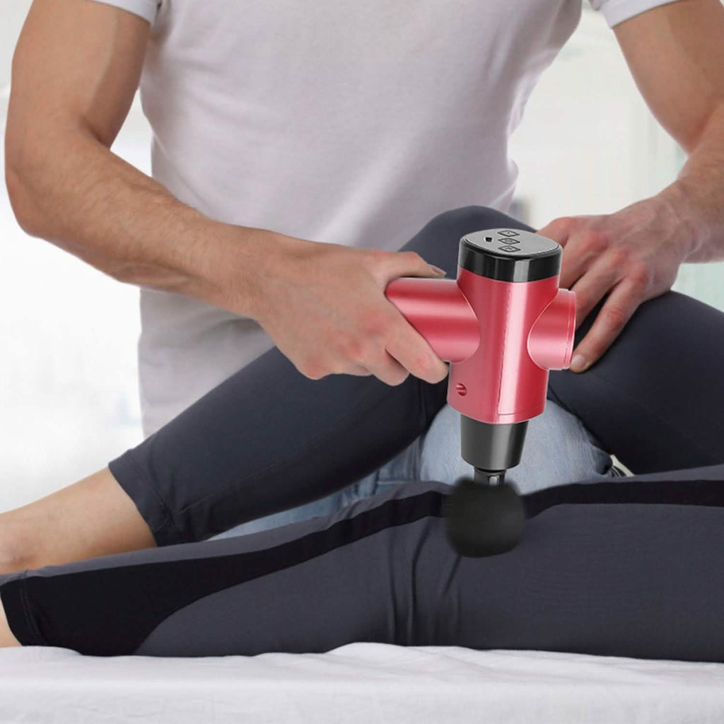 Percussion Digital Display Rechargeable Deep Tissue Vibration Massage Gun - PrimeNest