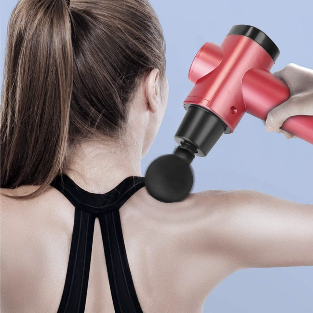 Percussion Digital Display Rechargeable Deep Tissue Vibration Massage Gun - PrimeNest