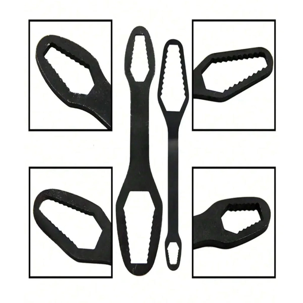 PINMOAP 1PC Multi Functional Wrench With Adjustable Self Tightening Double Head Wrench Convenient Tool For Cars Bicycles Homes - PrimeNest