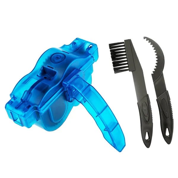 Portable Bicycle Chain Cleaner Bike Brushes Scrubber Wash Tool Mountain Cycling Cleaning Kit Outdoor Accessory - PrimeNest