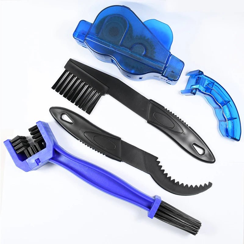 Portable Bicycle Chain Cleaner Bike Brushes Scrubber Wash Tool Mountain Cycling Cleaning Kit Outdoor Accessory - PrimeNest