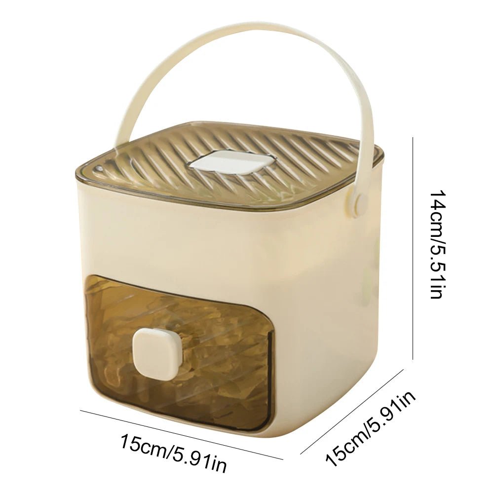 Portable Ice Maker Machine & Drawer Countertop Ice Cube Maker Compact Ice Maker Machine for Home Kitchen Camping RV Office - PrimeNest