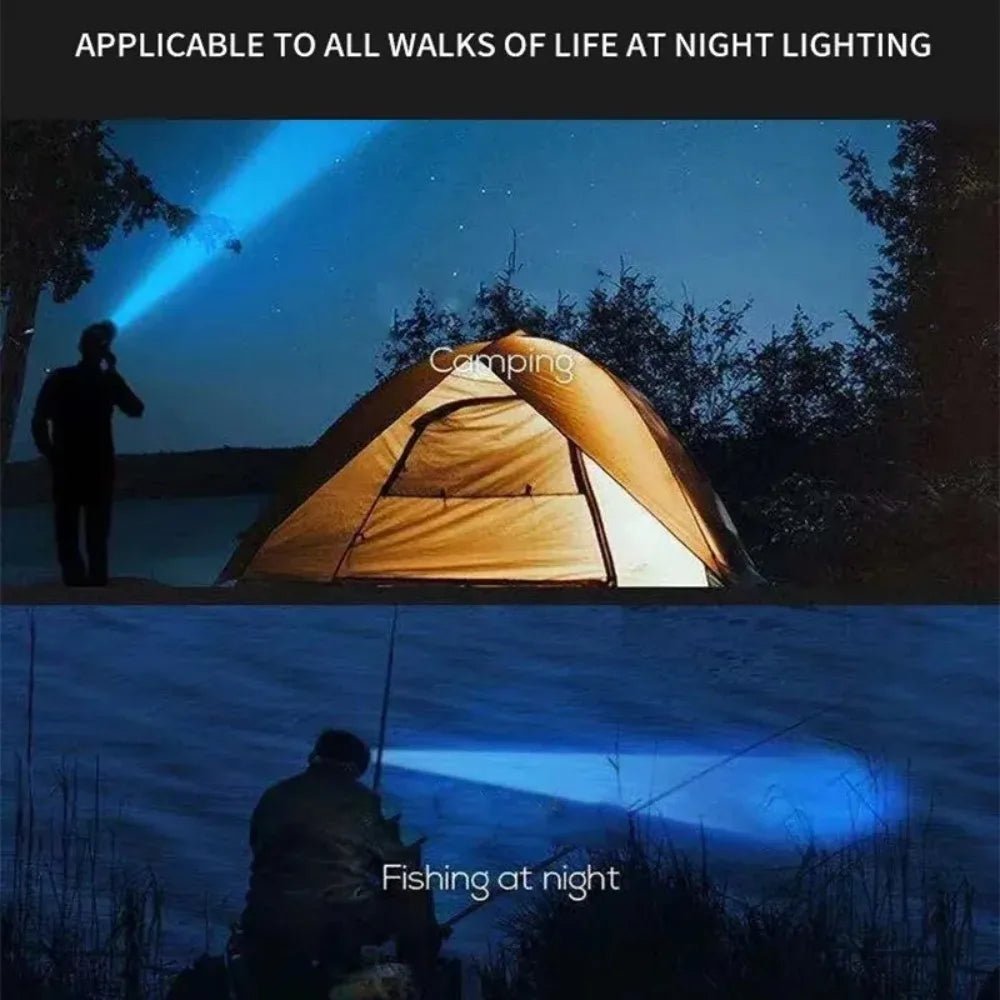 Powerful Rechargeable Head Flashlight for Fishing Led Headlamp Nitecore Camping Headlights Hunting Torch Hiking Front Lanterns - PrimeNest