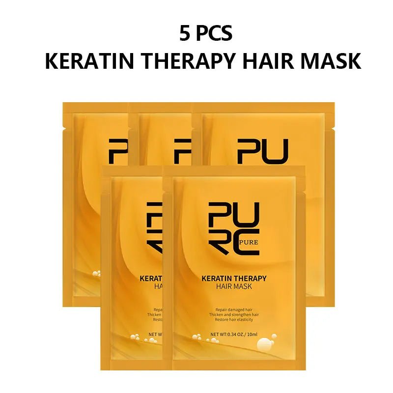 PURC Keratin Treatment Shampoo Conditioner Hair Straightening Products Smoothing Repairing Hair Mask Curly Hair Straighten Care - PrimeNest