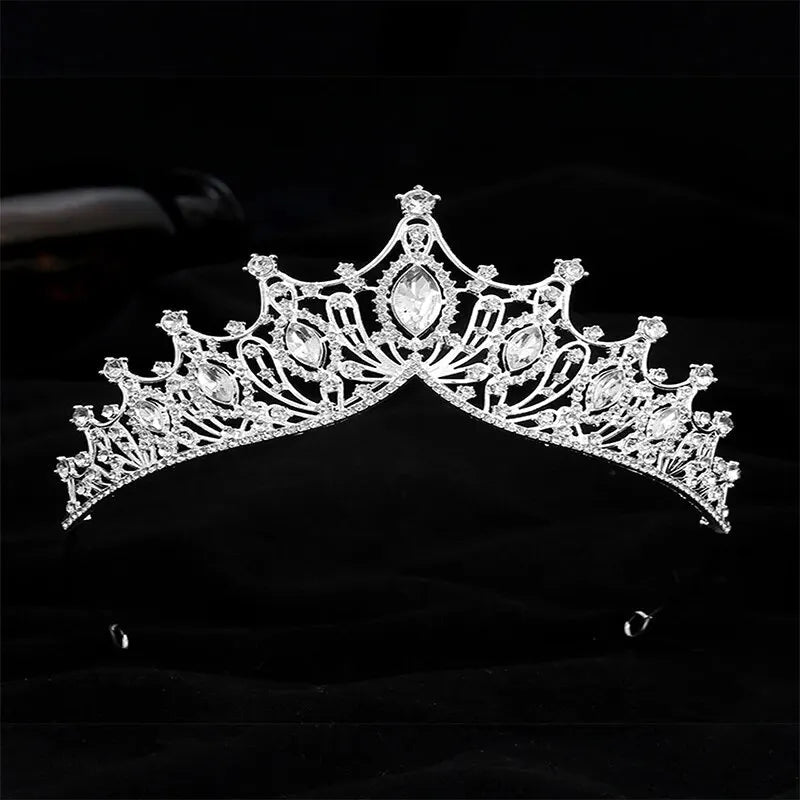 Queen Crowns for Women Pageant Crown with Combs Princess Crown for Girls Crystal Rhinestones Tiara Headband Tiara Comb Tiara - PrimeNest