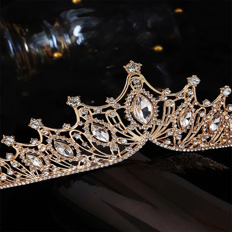 Queen Crowns for Women Pageant Crown with Combs Princess Crown for Girls Crystal Rhinestones Tiara Headband Tiara Comb Tiara - PrimeNest
