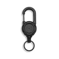 Retractable Heavy Duty Pull Reel Carabiner Strong Steel Wire Rope Buckle Spring Key Ring Outdoor Sporty attachment Keychain Tool - PrimeNest