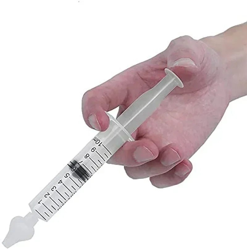 Rhinitis Nasal Irrigator Washing for Children Silicone Baby Nasal Aspirator Syringe Baby Nose Cleaner Kids Nasal Washer Reusable - PrimeNest