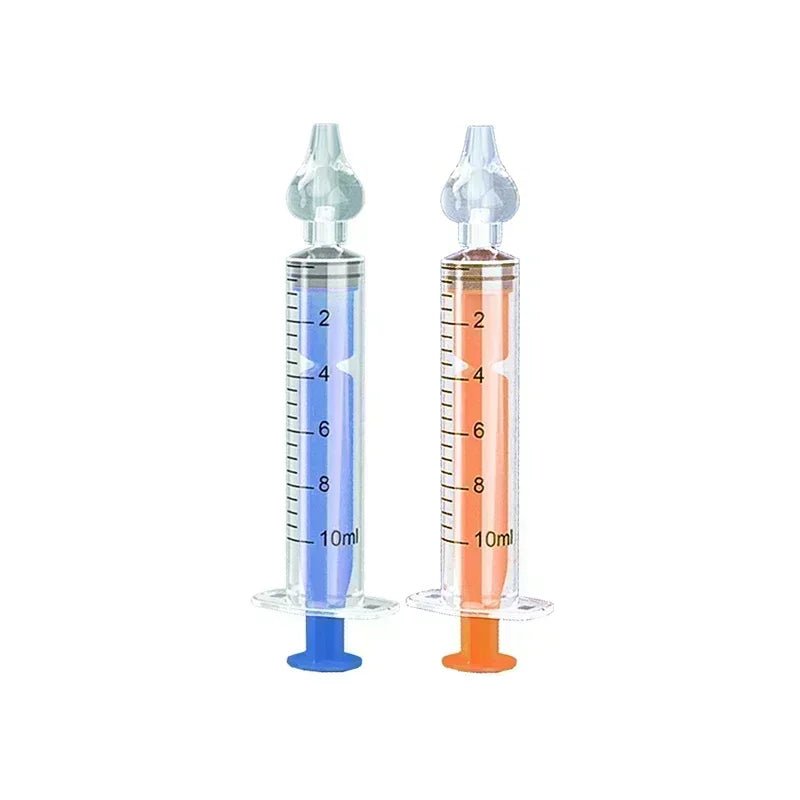 Rhinitis Nasal Irrigator Washing for Children Silicone Baby Nasal Aspirator Syringe Baby Nose Cleaner Kids Nasal Washer Reusable - PrimeNest