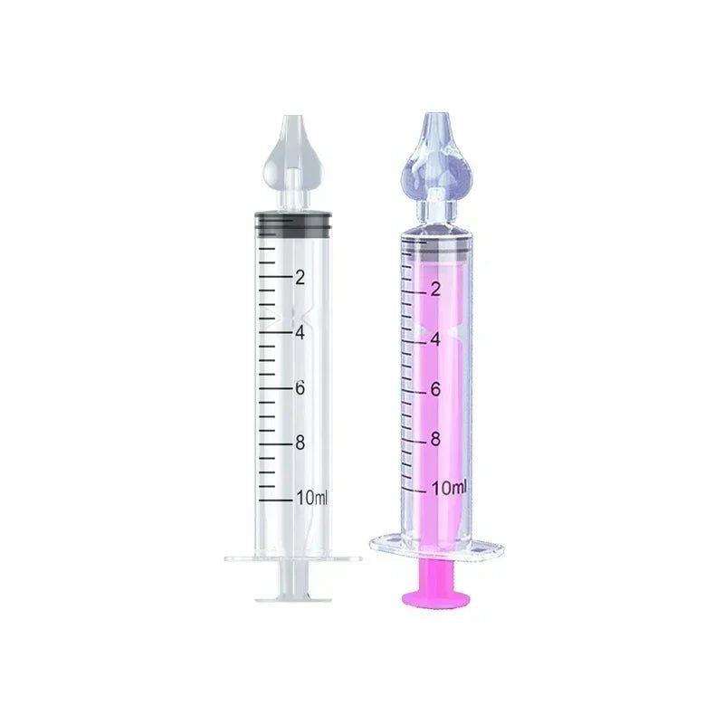 Rhinitis Nasal Irrigator Washing for Children Silicone Baby Nasal Aspirator Syringe Baby Nose Cleaner Kids Nasal Washer Reusable - PrimeNest