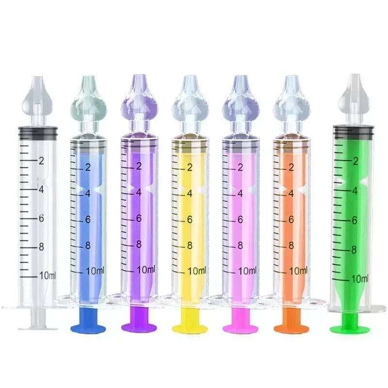 Rhinitis Nasal Irrigator Washing for Children Silicone Baby Nasal Aspirator Syringe Baby Nose Cleaner Kids Nasal Washer Reusable - PrimeNest