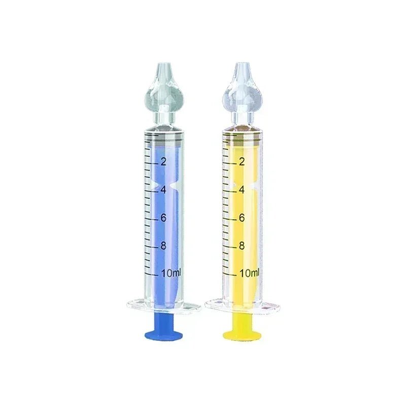 Rhinitis Nasal Irrigator Washing for Children Silicone Baby Nasal Aspirator Syringe Baby Nose Cleaner Kids Nasal Washer Reusable - PrimeNest