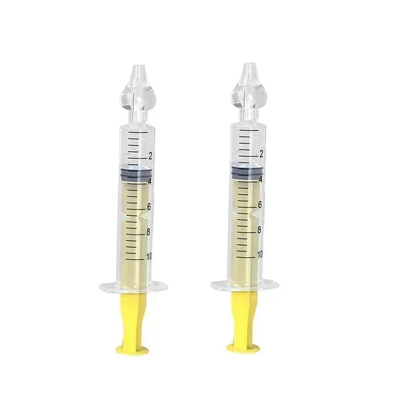 Rhinitis Nasal Irrigator Washing for Children Silicone Baby Nasal Aspirator Syringe Baby Nose Cleaner Kids Nasal Washer Reusable - PrimeNest