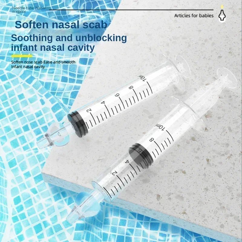 Rhinitis Nasal Irrigator Washing for Children Silicone Baby Nasal Aspirator Syringe Baby Nose Cleaner Kids Nasal Washer Reusable - PrimeNest