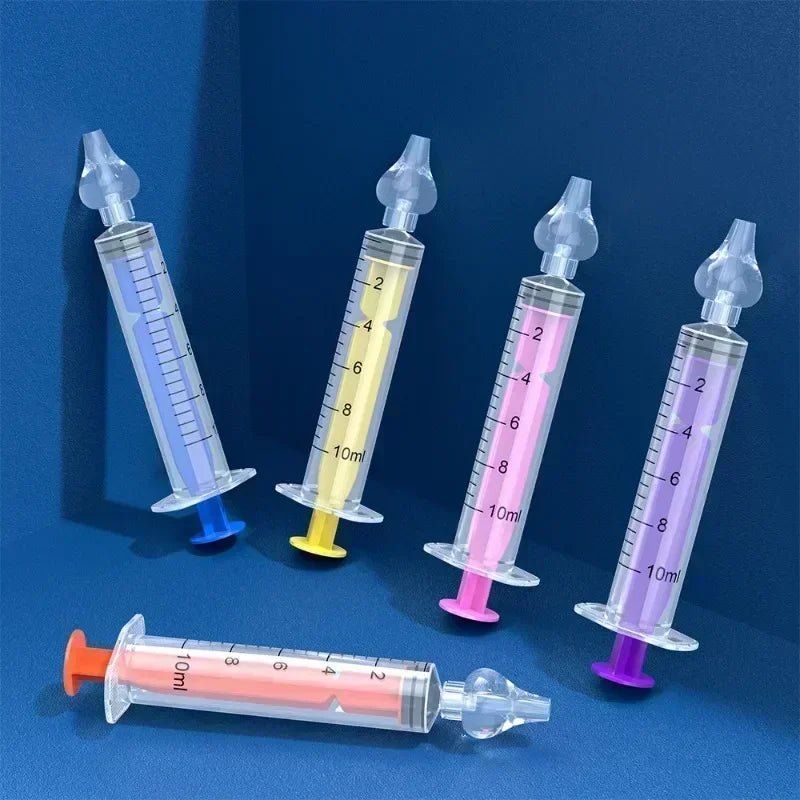 Rhinitis Nasal Irrigator Washing for Children Silicone Baby Nasal Aspirator Syringe Baby Nose Cleaner Kids Nasal Washer Reusable - PrimeNest