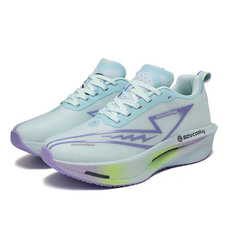 Running Shoes Carbon Board Speciality Marathon Men Sports Breathable Lightweight Women's Comfortable Athletic Nonskid Sneakers - PrimeNest