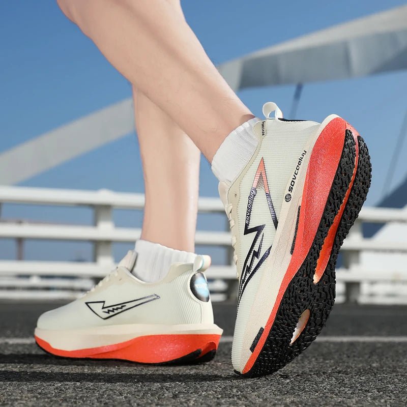 Running Shoes Carbon Board Speciality Marathon Men Sports Breathable Lightweight Women's Comfortable Athletic Nonskid Sneakers - PrimeNest