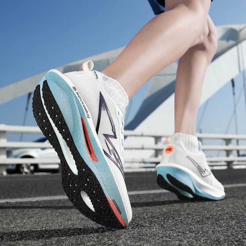 Running Shoes Carbon Board Speciality Marathon Men Sports Breathable Lightweight Women's Comfortable Athletic Nonskid Sneakers - PrimeNest