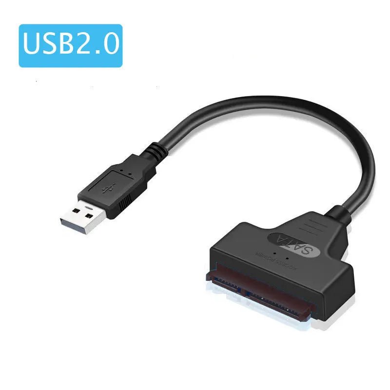 SATA to USB 3.0 / 2.0 Cable Up to 6 Gbps for 2.5 Inch External HDD SSD Hard Drive SATA 3 22 Pin Adapter USB 3.0 to Sata III Cord - PrimeNest