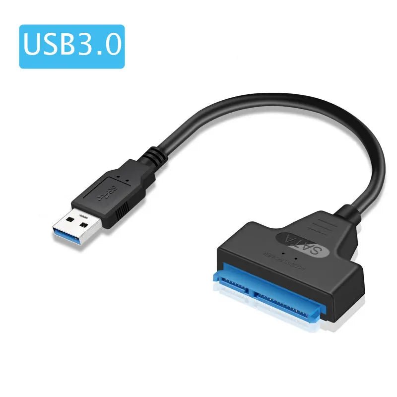 SATA to USB 3.0 / 2.0 Cable Up to 6 Gbps for 2.5 Inch External HDD SSD Hard Drive SATA 3 22 Pin Adapter USB 3.0 to Sata III Cord - PrimeNest