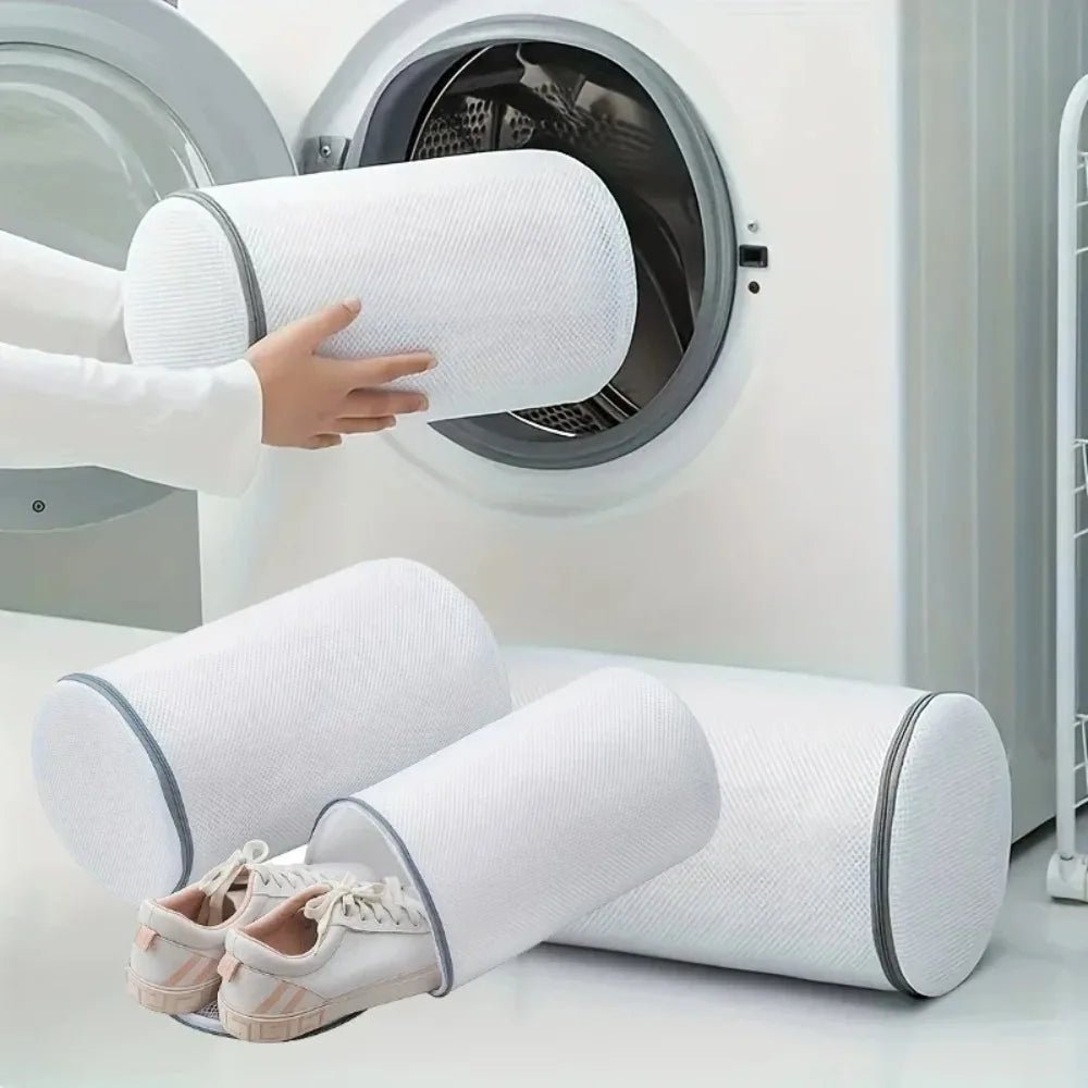 Shoes Mesh Laundry Bag Machine Wash Clothes Shoes Protective Bag University Dormitory Dirty Clothes Storage Durable Washing Bags - PrimeNest