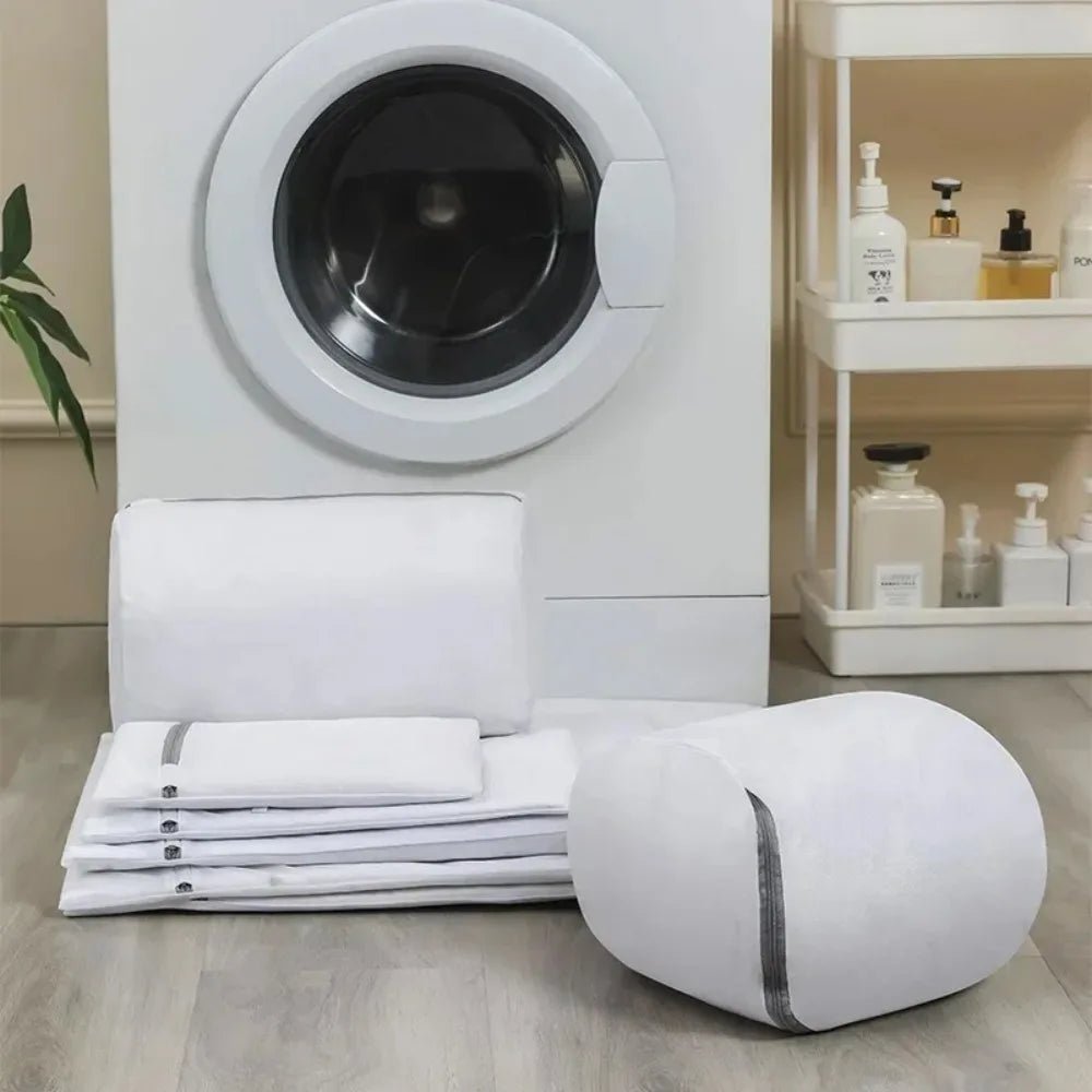 Shoes Mesh Laundry Bag Machine Wash Clothes Shoes Protective Bag University Dormitory Dirty Clothes Storage Durable Washing Bags - PrimeNest