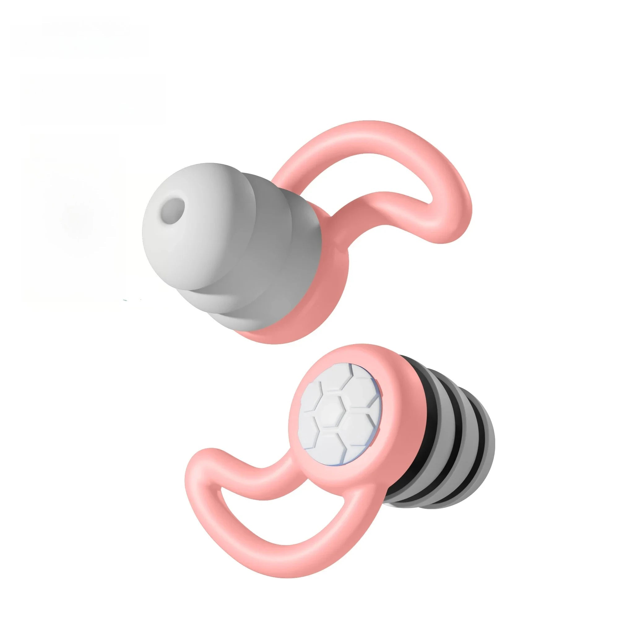 Silicone Noise Cancelling Earplugs Noise Filter Sleep Swimming Waterproof Three Layer Mute Earplugs - PrimeNest