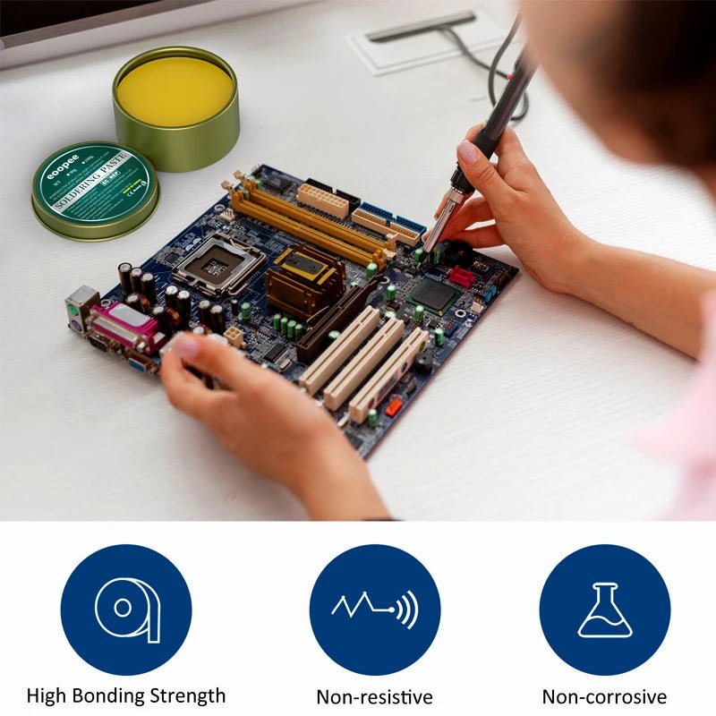 Solder Paste Rosin Flux 10g/30g/100g Lead-free Welding Flux Iron Repair Welding Paste Soldering Tin Soldering Oil Soldering Flux - PrimeNest