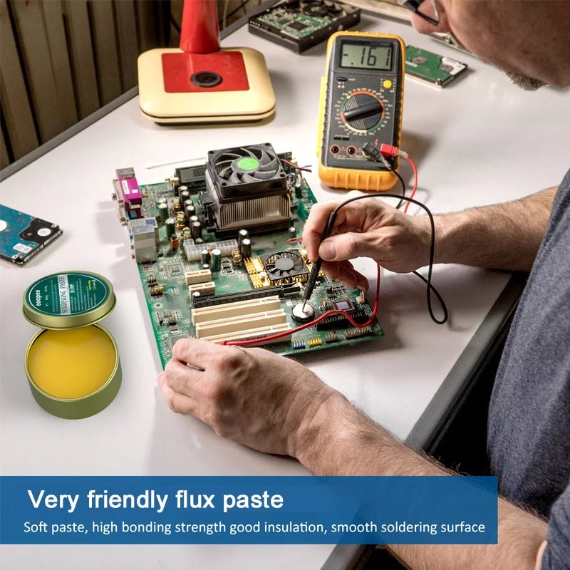 Solder Paste Rosin Flux 10g/30g/100g Lead-free Welding Flux Iron Repair Welding Paste Soldering Tin Soldering Oil Soldering Flux - PrimeNest