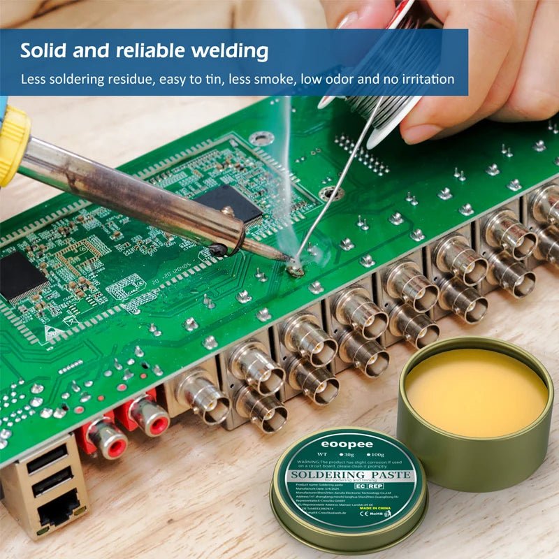 Solder Paste Rosin Flux 10g/30g/100g Lead-free Welding Flux Iron Repair Welding Paste Soldering Tin Soldering Oil Soldering Flux - PrimeNest