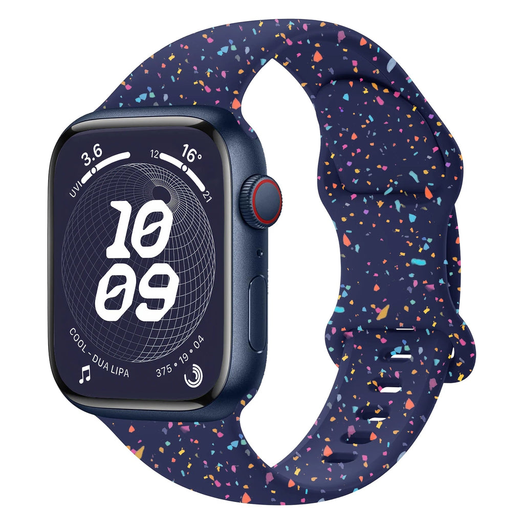 Sport Silicone Loop for Apple watch band 40mm 45mm 44mm 41mm 38mm 49mm Soft bracelet iwatch Series 9 8 7 6 5 3 SE Ultra 2 strap - PrimeNest
